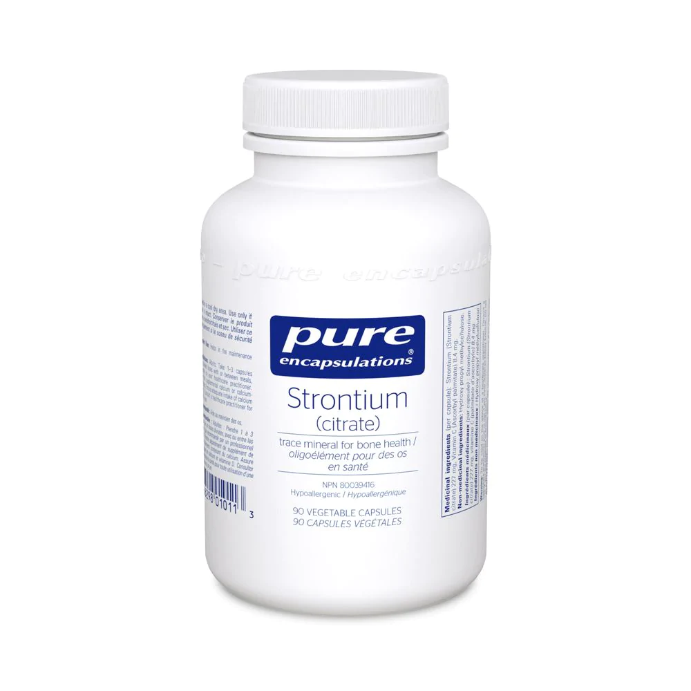 Pure Encapsulations 鍶（檸檬酸鹽）90 粒